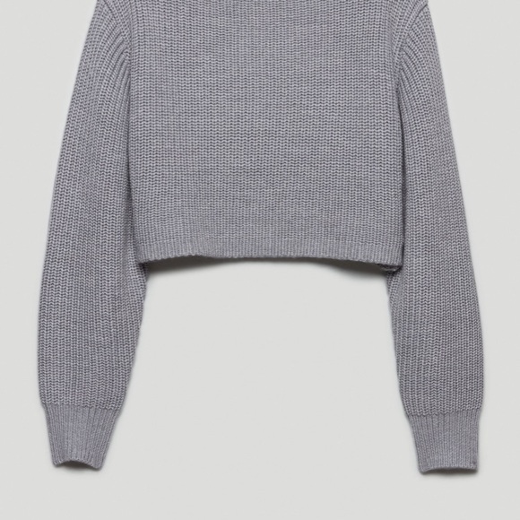 Aritzia Wilfred Free cropped knit sweater - Picture 4 of 4